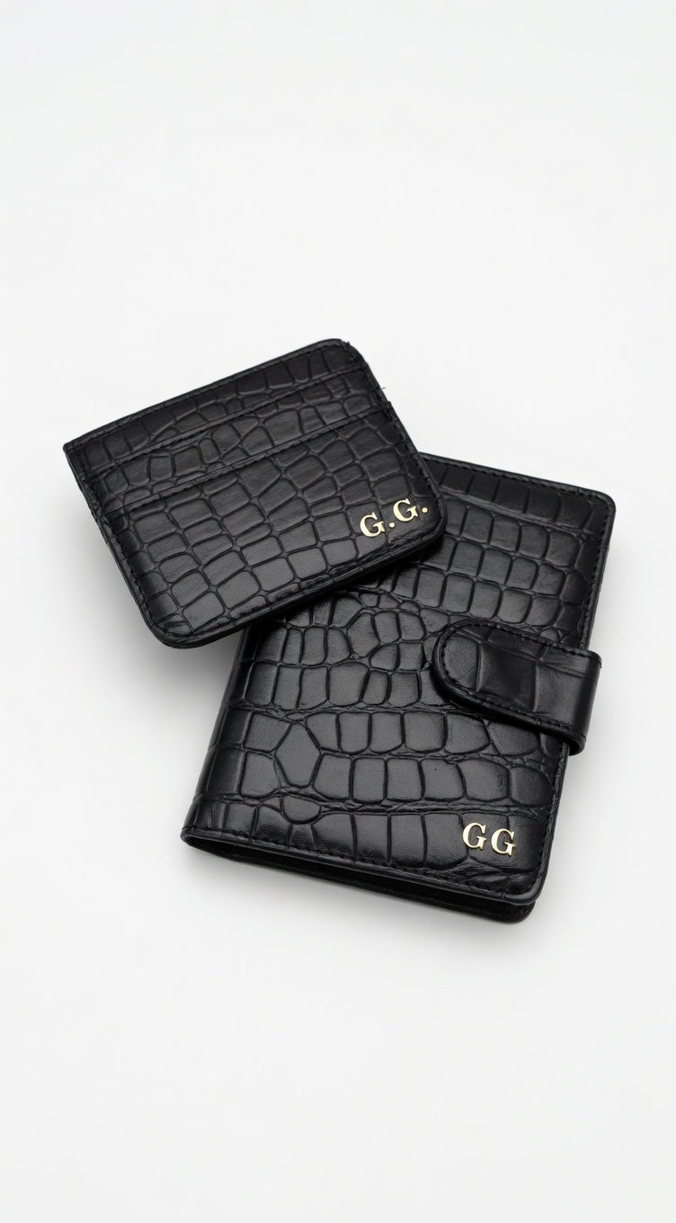 Croc deri ajanda ve kartvizitlik setleri